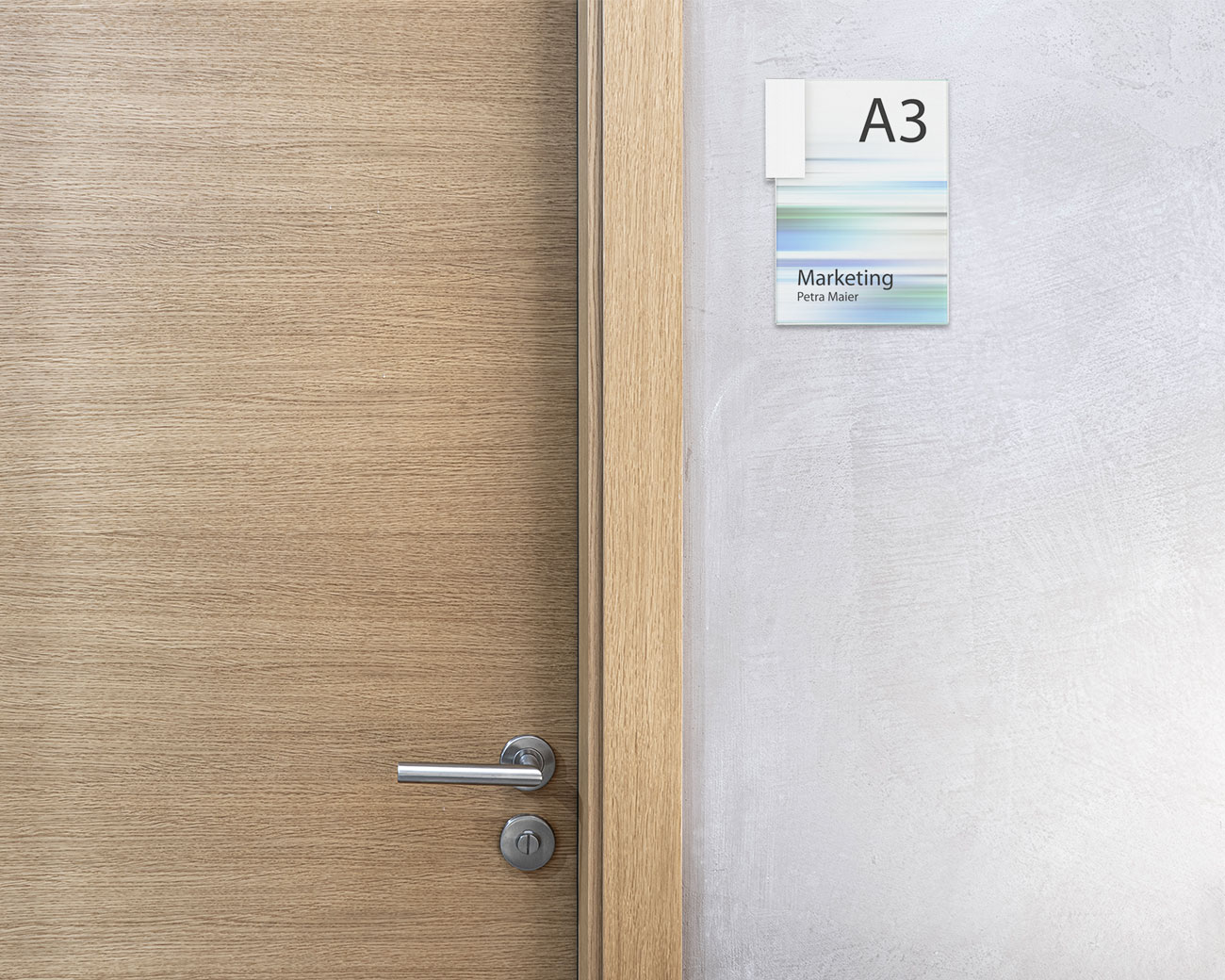 Türschild  KRISTALLINO.kurz DIREKT