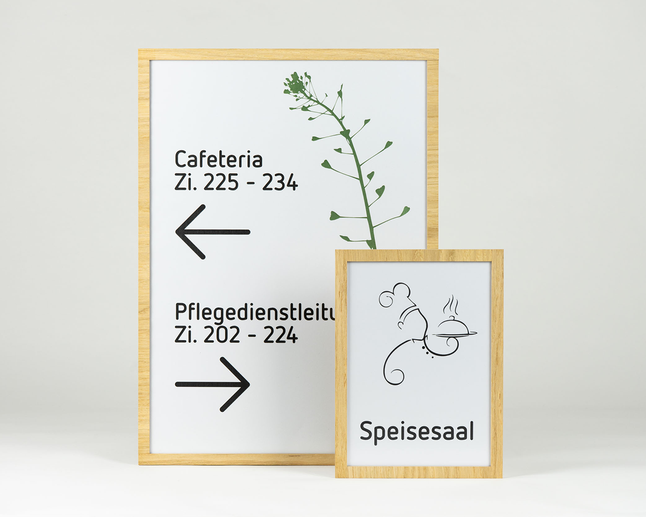 Infoschild WOOD.eiche Einschub